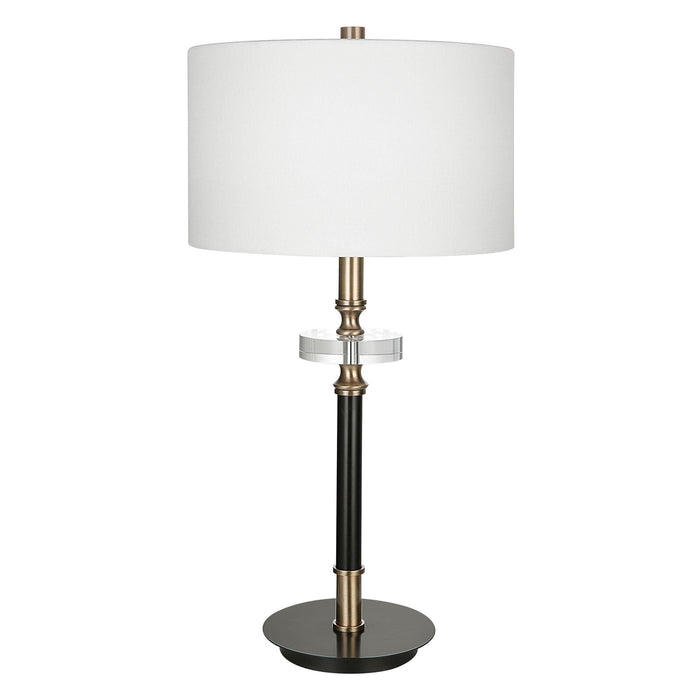 Uttermost Maud Aged Black Table Lamp