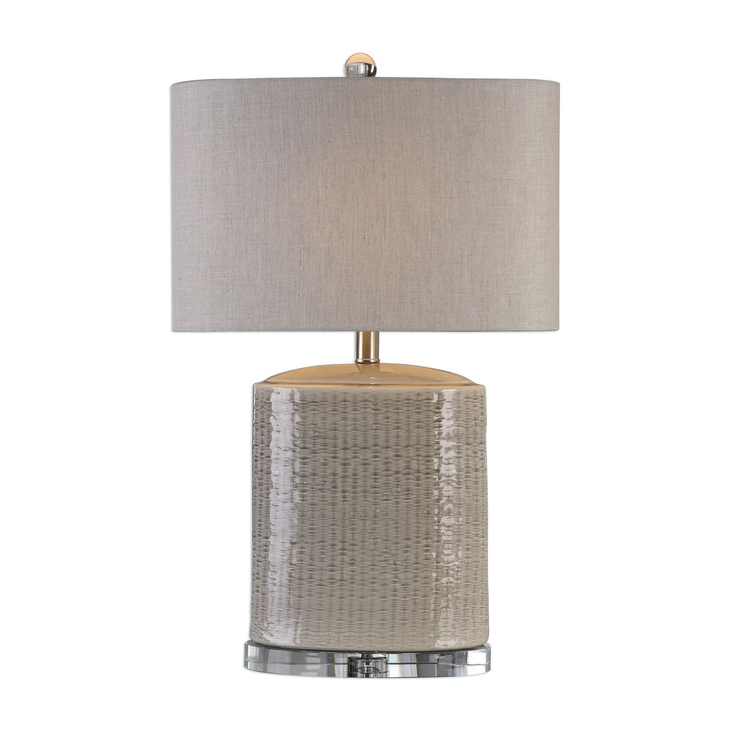 Uttermost Modica Taupe Ceramic Lamp