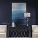 Uttermost Moonlit Sea Hand Painted Canvas