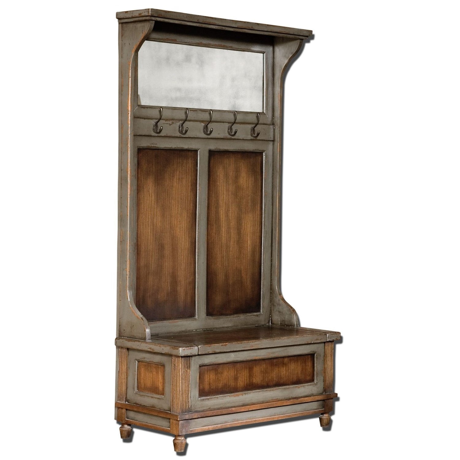 Uttermost Riyo Distressed Hall Tree