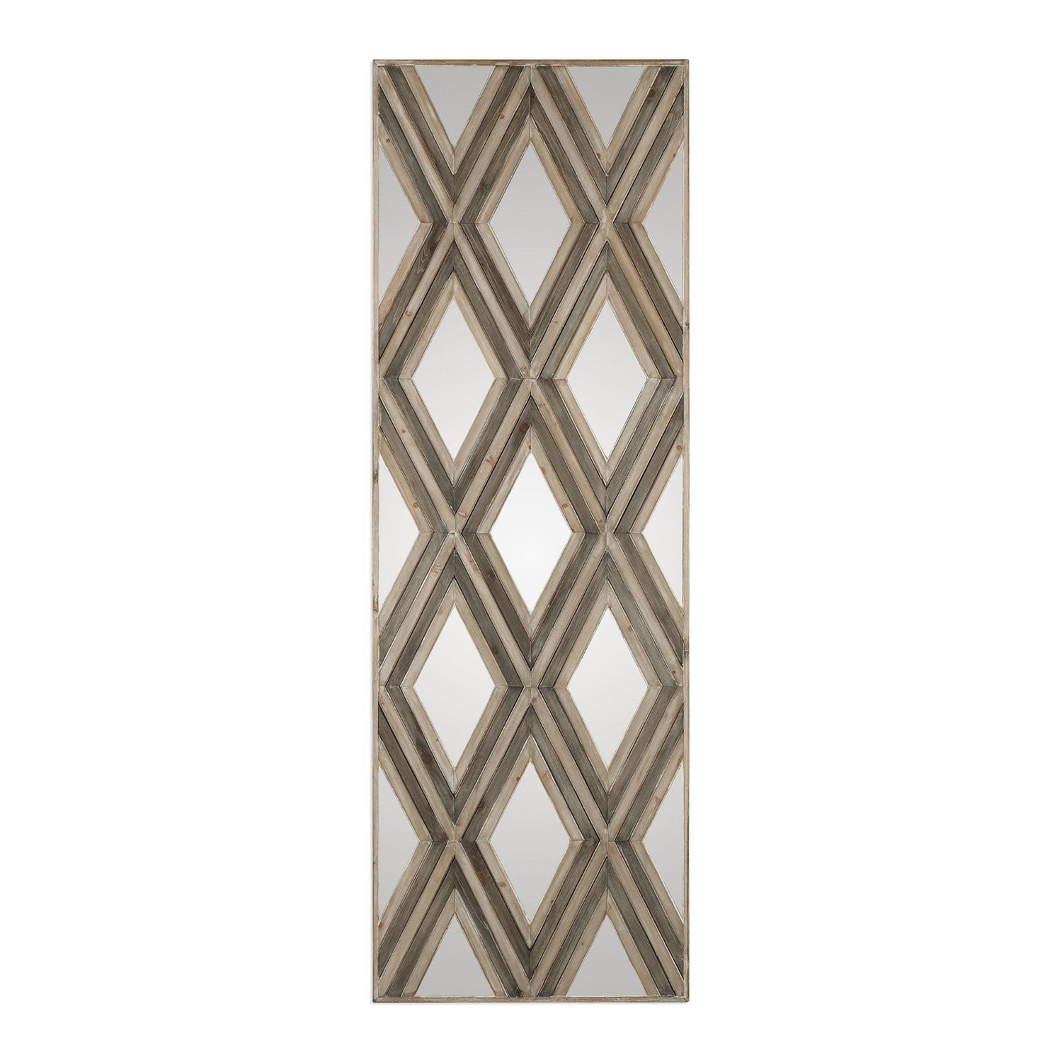 Uttermost Tahira Geometric Argyle Pattern Wall Mirror