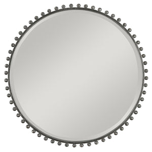 Uttermost Taza Round Iron Mirror