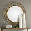 Uttermost Whirlwind Round Mirror