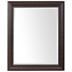 Uttermost Wythe Burnished Wood Mirror