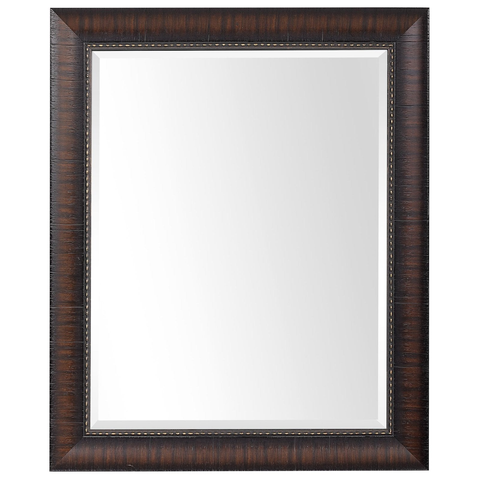 Uttermost Wythe Burnished Wood Mirror
