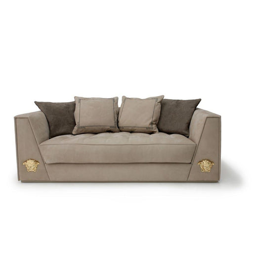 Versace Home Via Gesu 2 Seater Leather Sofa