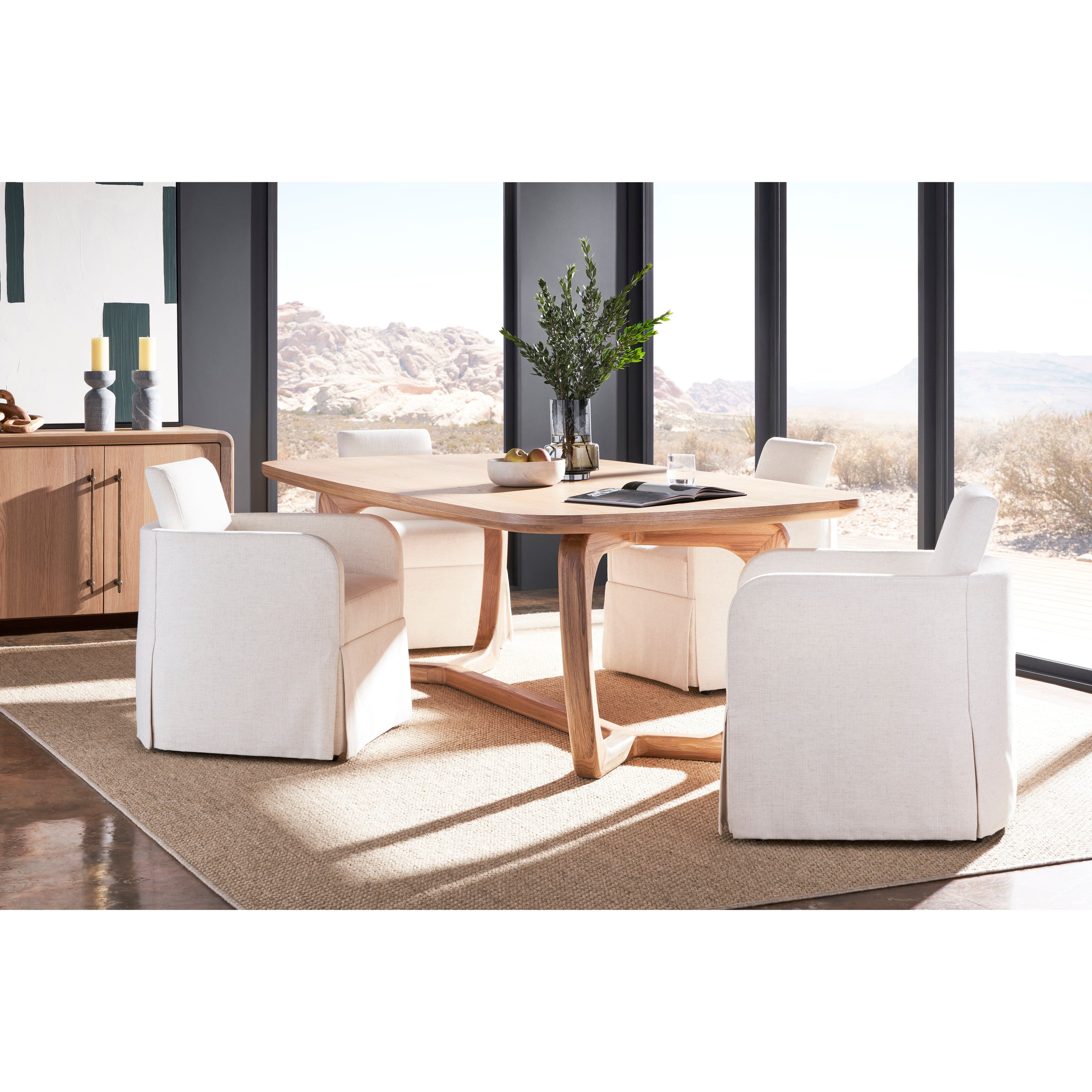 Vanguard Form Buffet with Wood Doors