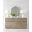 Jonathan Charles Capillary Cast Metal Texture Double Dresser