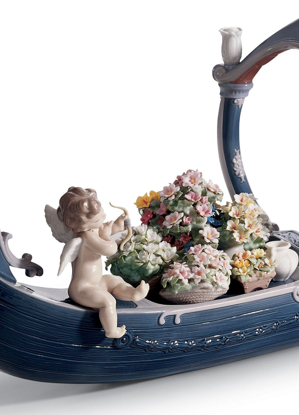 Lladro Gondola of Love goddess Sculpture Limited Edition