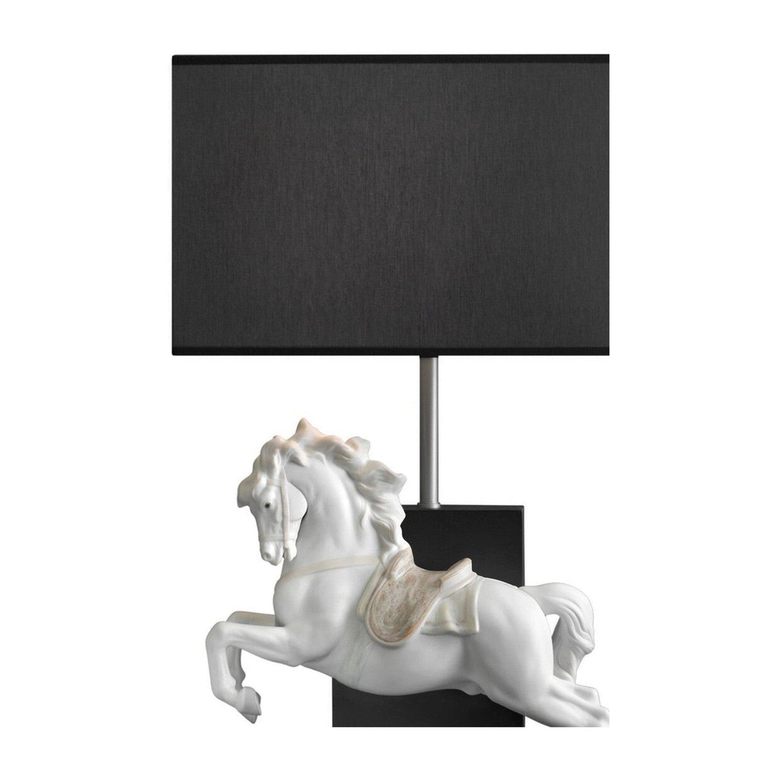 Lladro Horse on Pirouette Table Lamp US