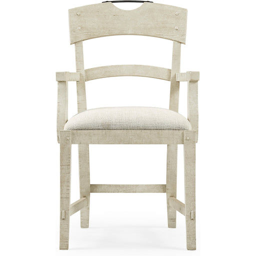 Jonathan Charles Casual Accents Planked Dining Arm Chair