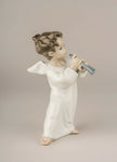 Lladro Angel with Flute Figurine