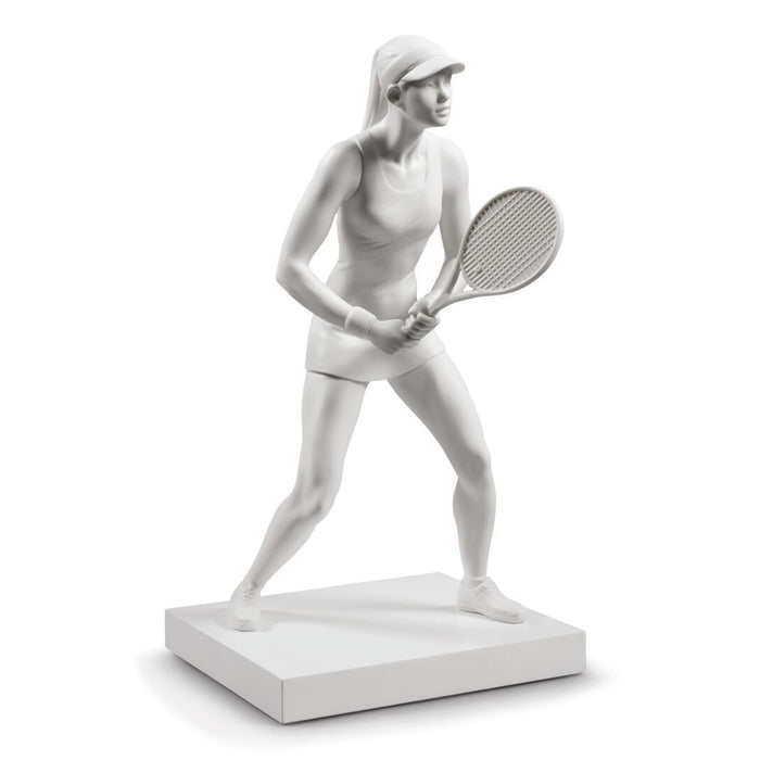 Lladro Lady Tennis Player Figurine