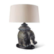 Lladro Siamese Elephant Table Lamp US