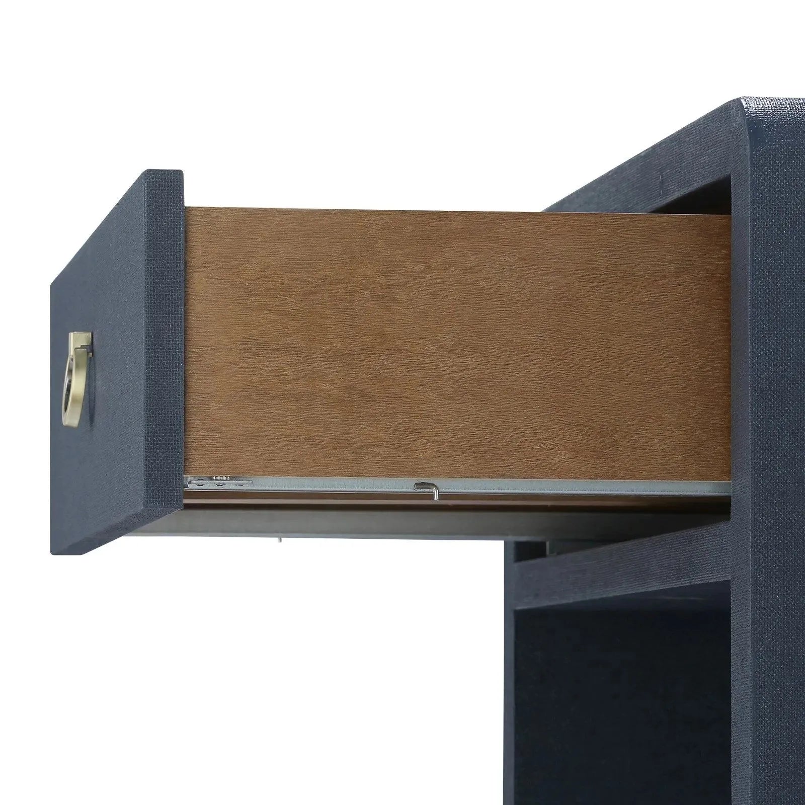 Villa & House Benjamin Linen 1-Drawer Side Table by Bungalow 5