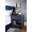 Villa & House Benjamin Linen 1-Drawer Side Table by Bungalow 5