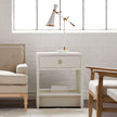 Villa & House Benjamin Linen 1-Drawer Side Table by Bungalow 5