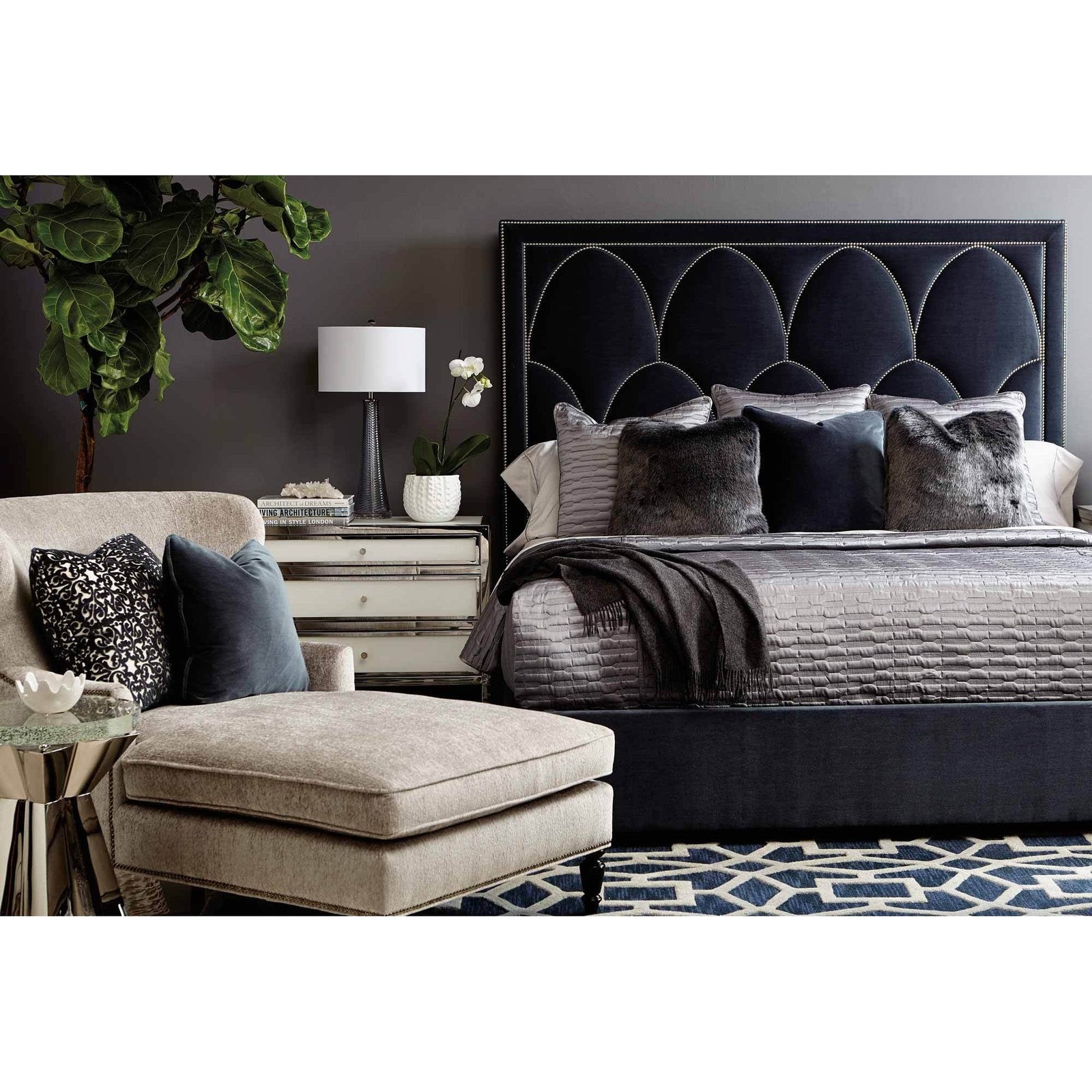 Bernhardt Interiors Anika Round Chairside Table