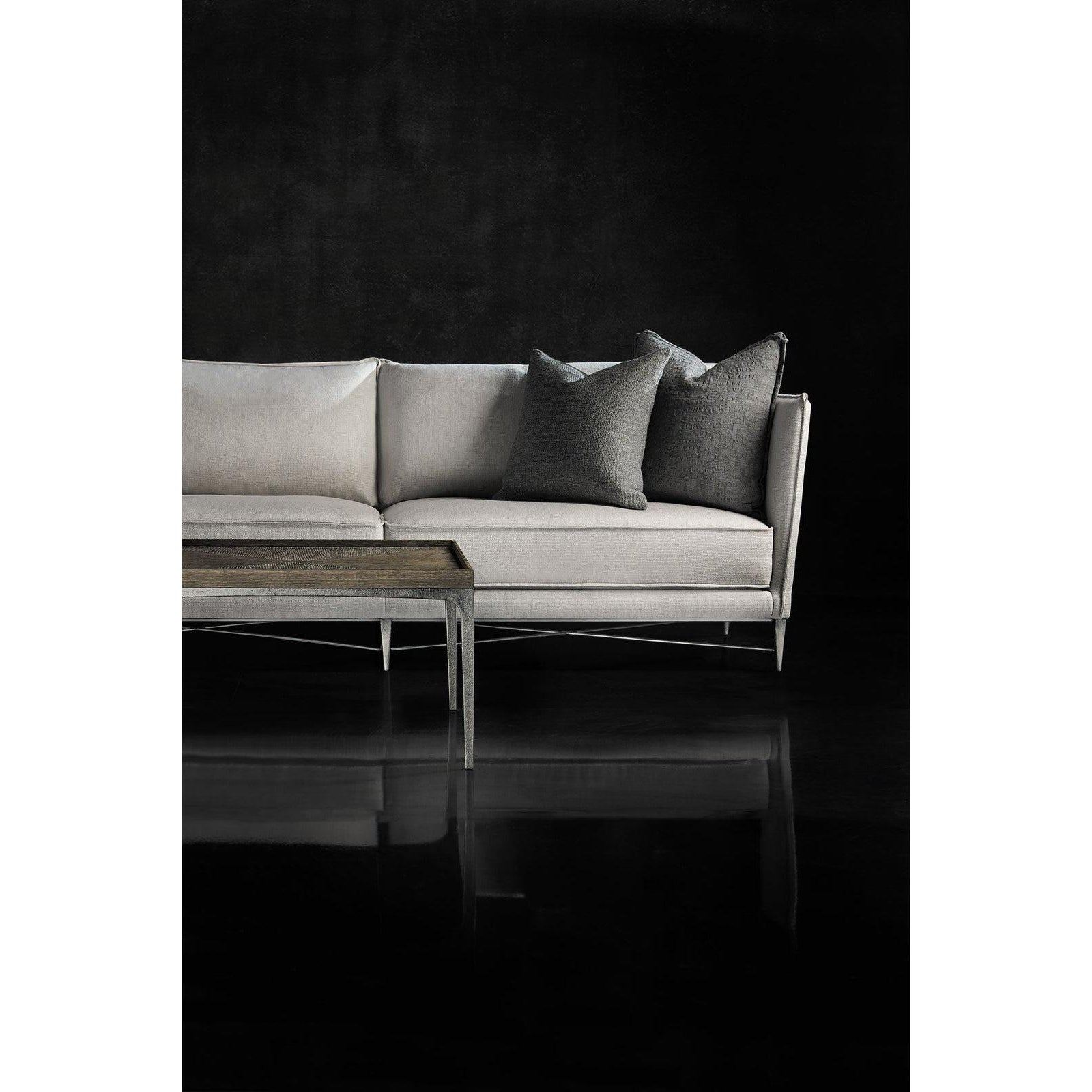 Bernhardt Interiors Strata Charcoal Cocktail Table