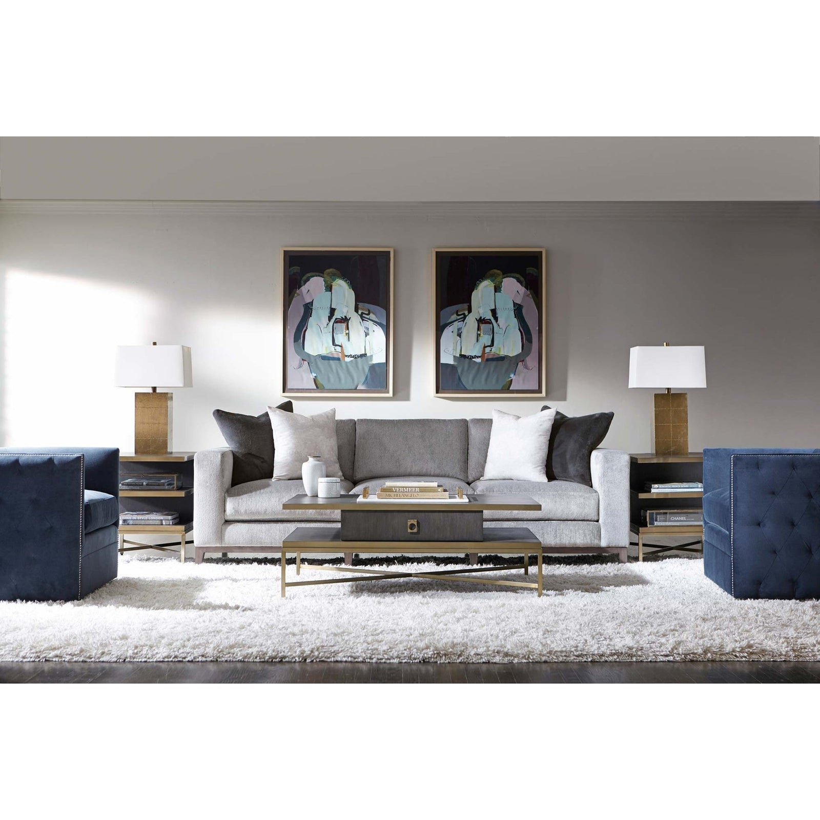 Bernhardt Plush Noel Sofa