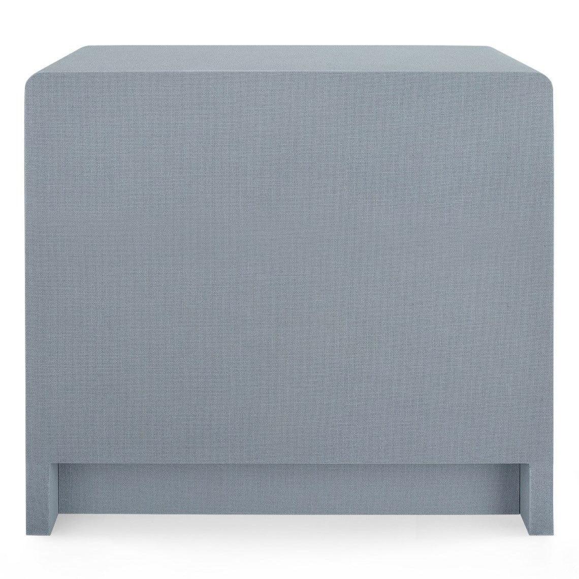 Villa & House Bryant Linen 3-Drawer Side Table