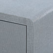 Villa & House Bryant Linen 3-Drawer Side Table
