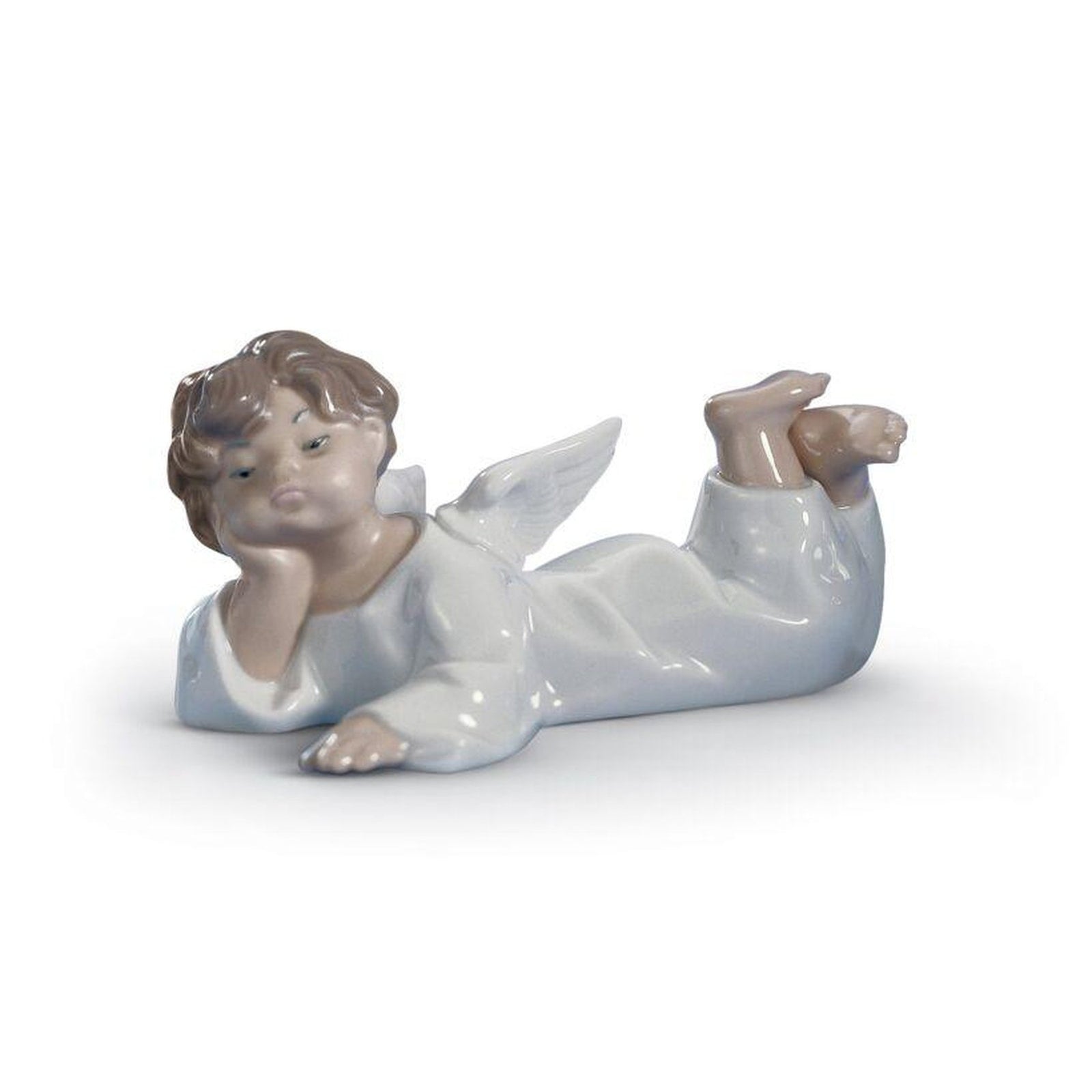 Lladro Angel Laying Down Figurine