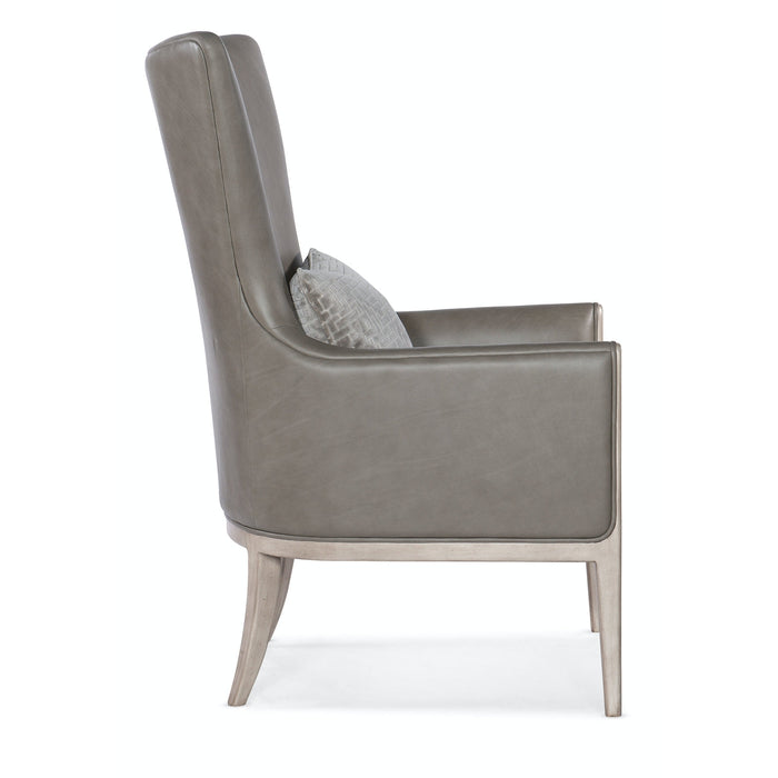 Hooker Furniture Kyndall Club Chair with Accent Pillow