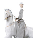 Lladro Woman on Horse Figurine