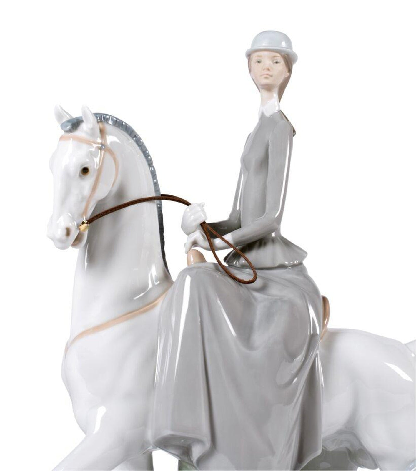 Lladro Woman on Horse Figurine