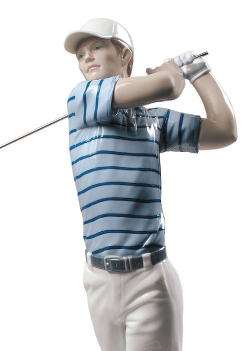 Lladro Golf Champion Man Figurine