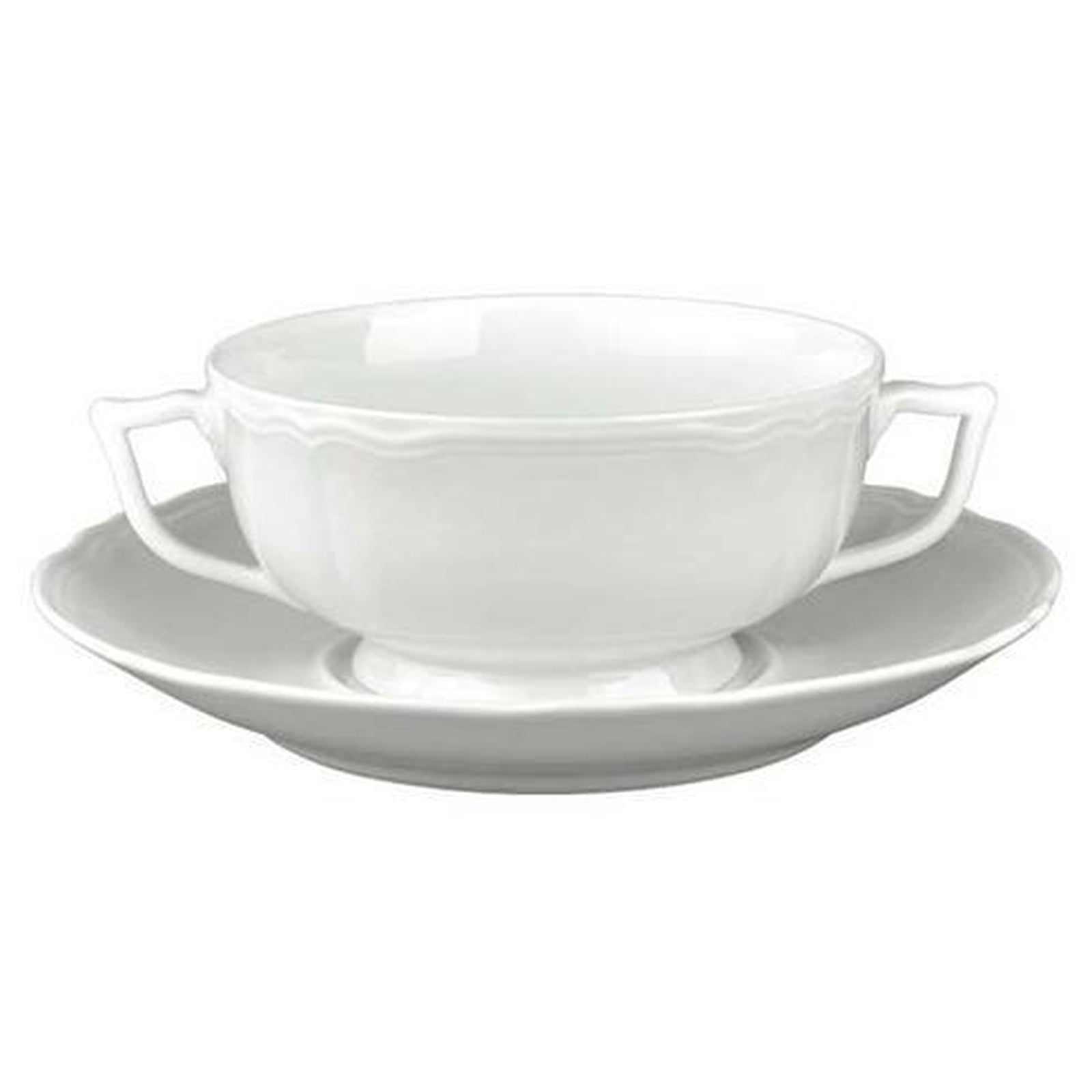Raynaud Argent Cream Soup Cup With Foot