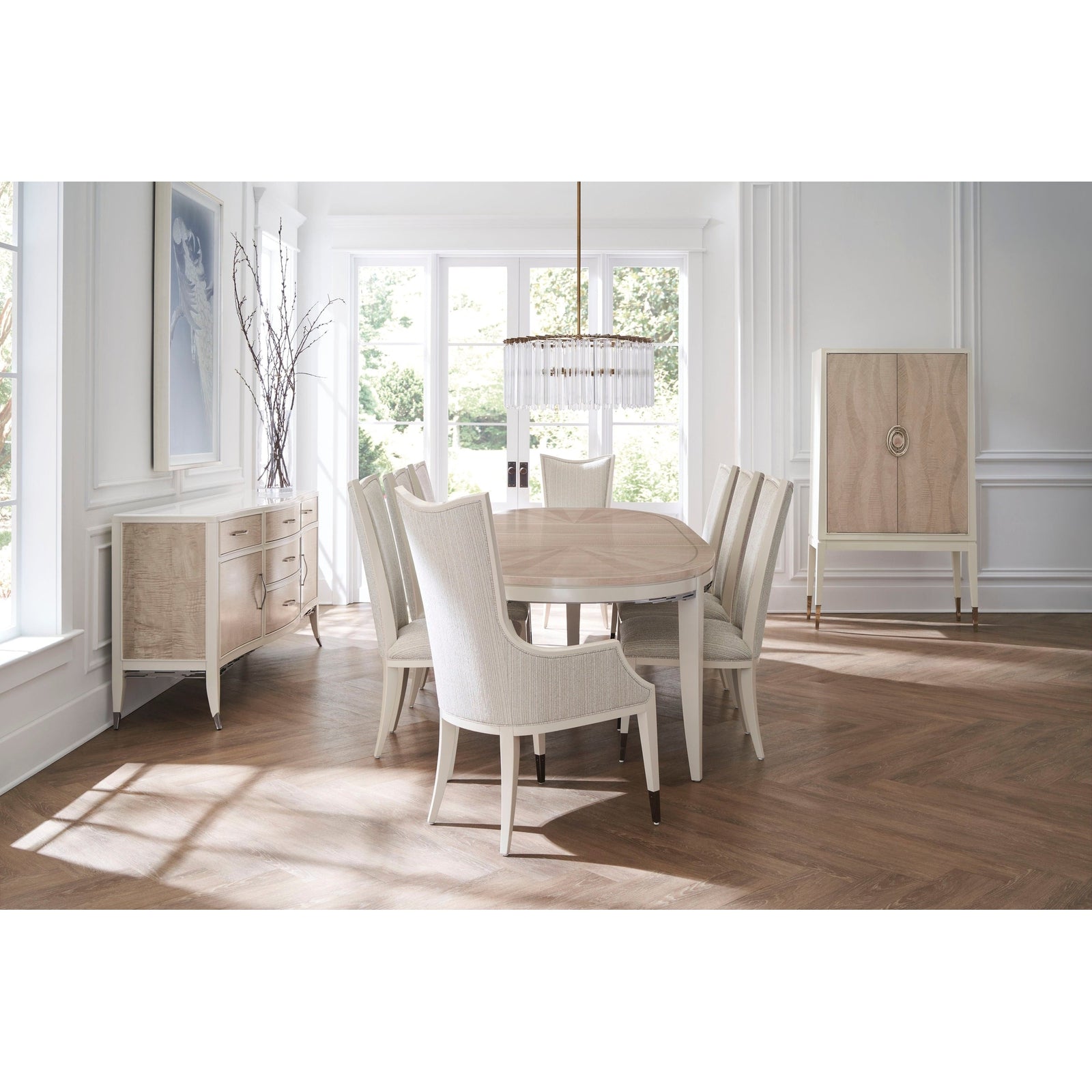 Caracole Classic Lady Grey Side Chair