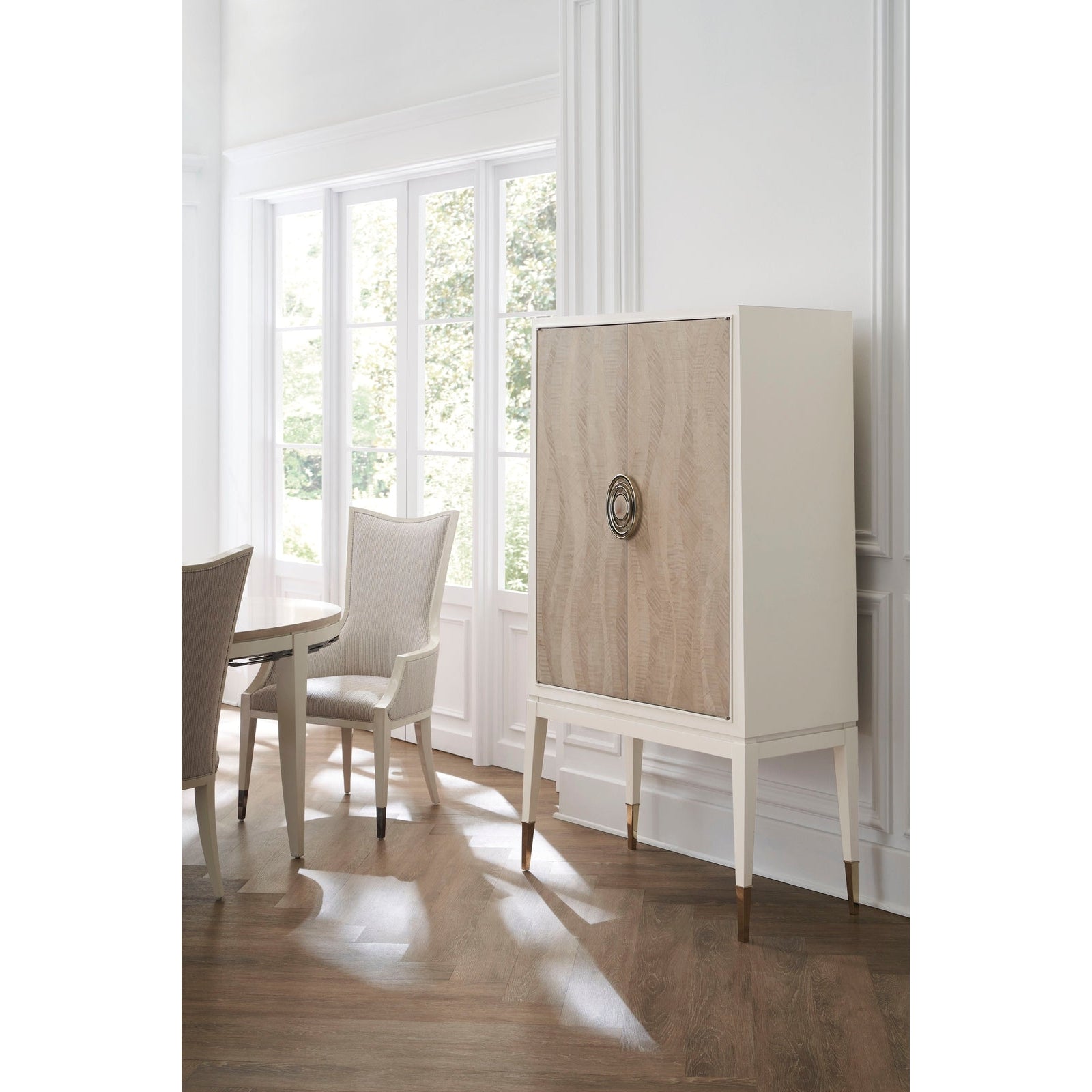 Caracole Classic Lady Grey Side Chair