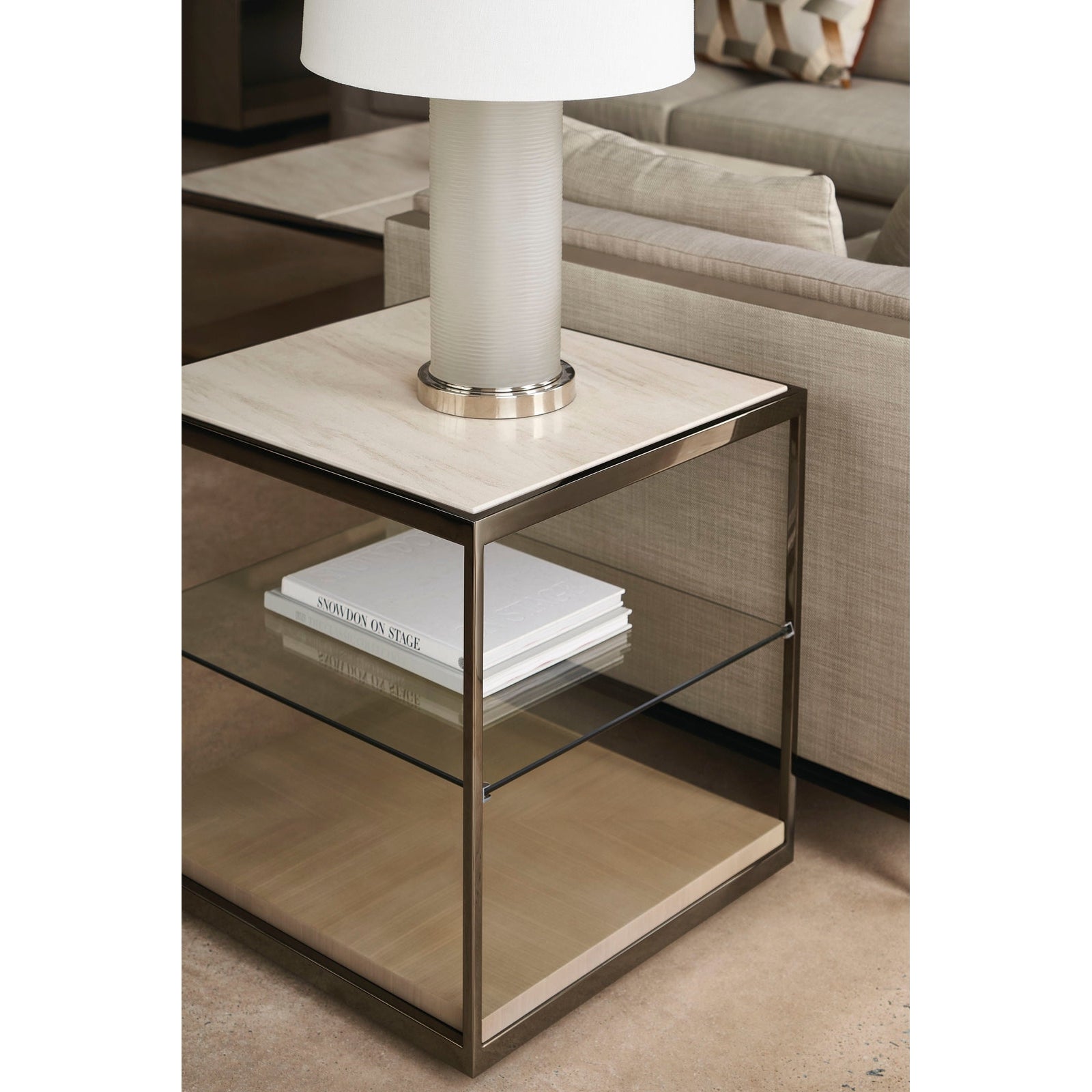 Caracole Classic Quadrant Cocktail Table