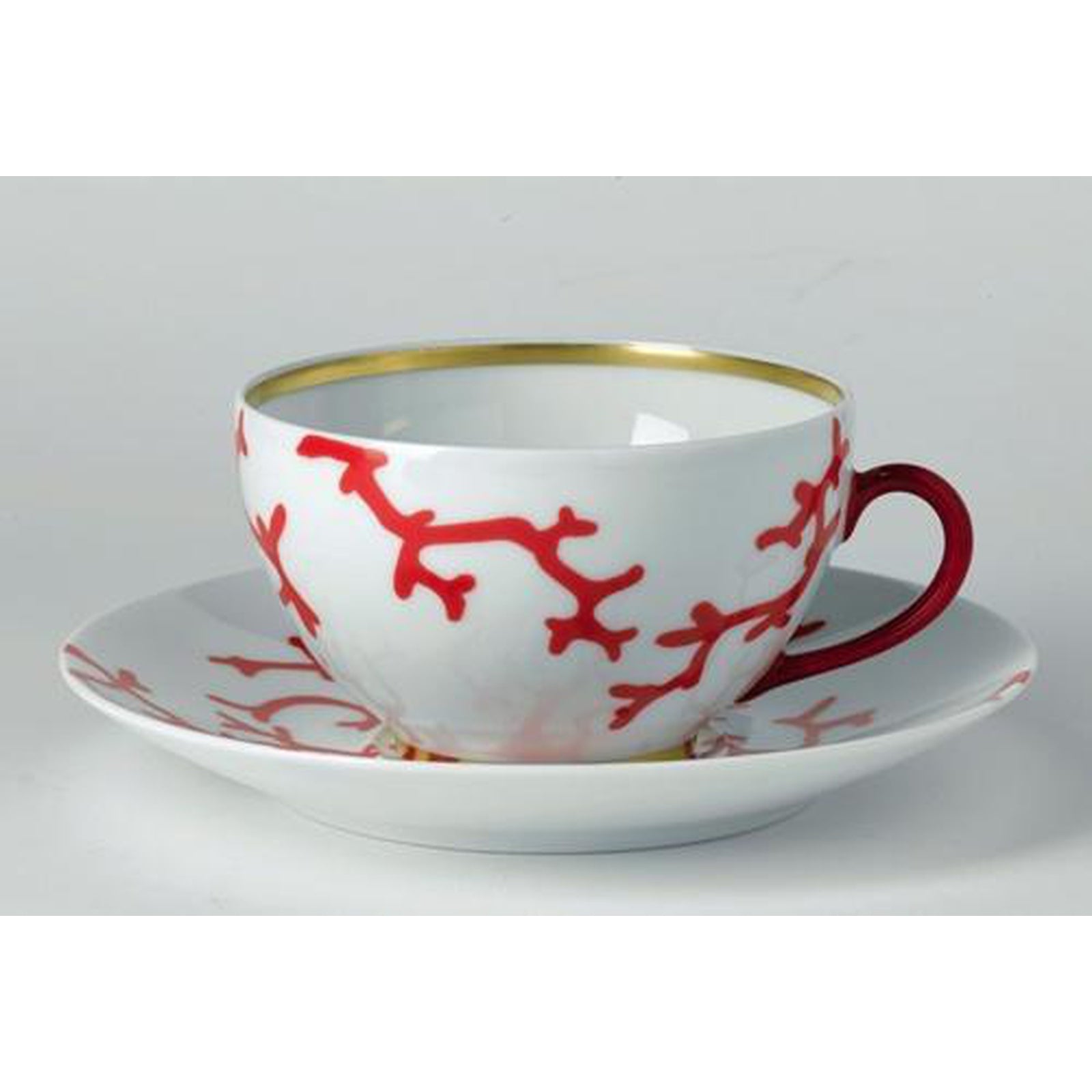 Raynaud Cristobal Rouge / Coral Breakfast Saucer