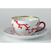 Raynaud Cristobal Rouge / Coral Breakfast Saucer
