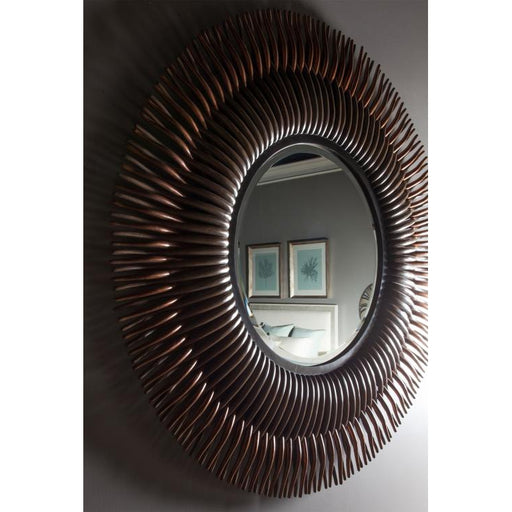 Century Furniture Curate Rattan Burst Mirror