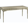 Jonathan Charles Cnoidal Cane Carved Metal Desk