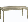Jonathan Charles Cnoidal Cane Carved Metal Desk