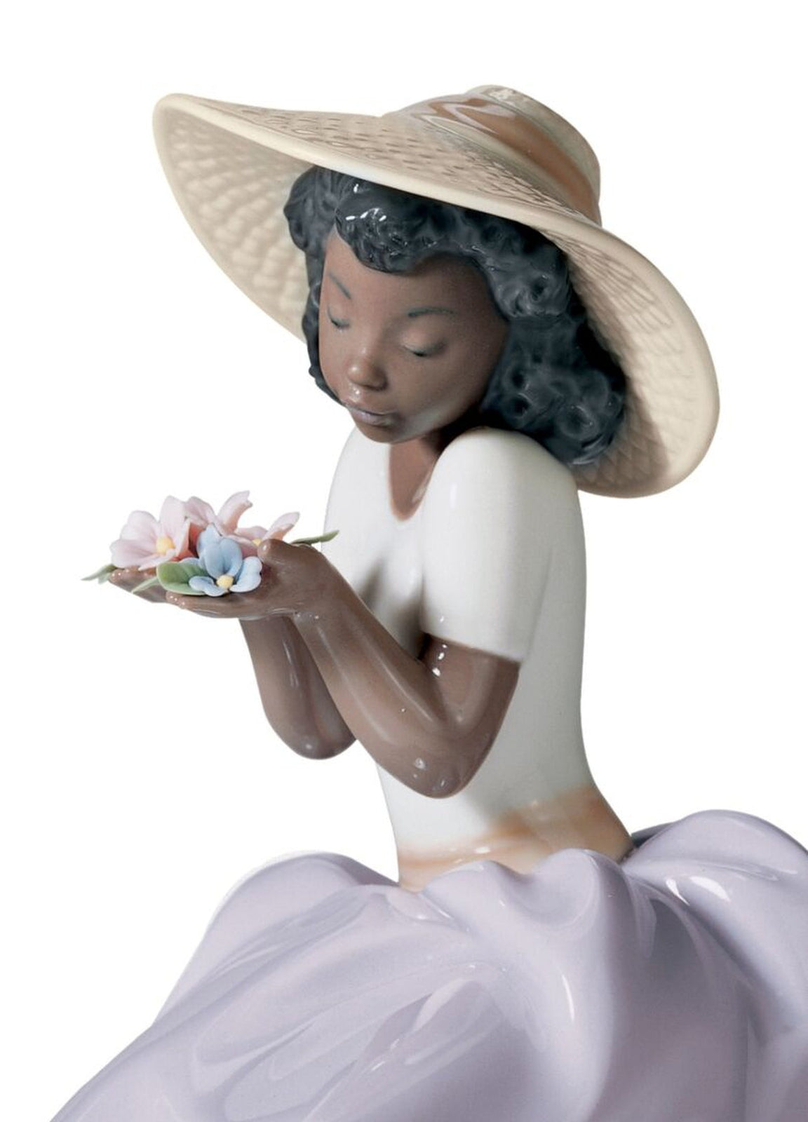 Lladro Sweet Fragrance Girl Figurine