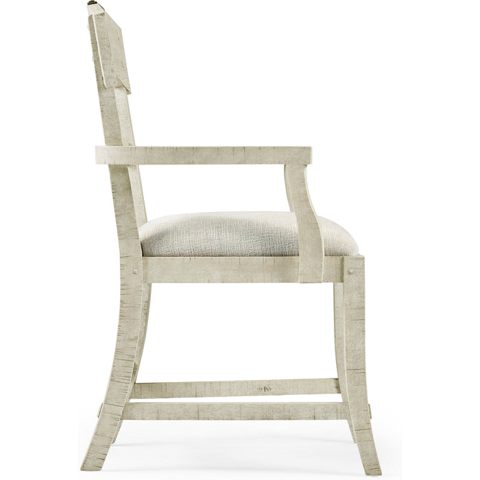 Jonathan Charles Casual Accents Planked Dining Arm Chair