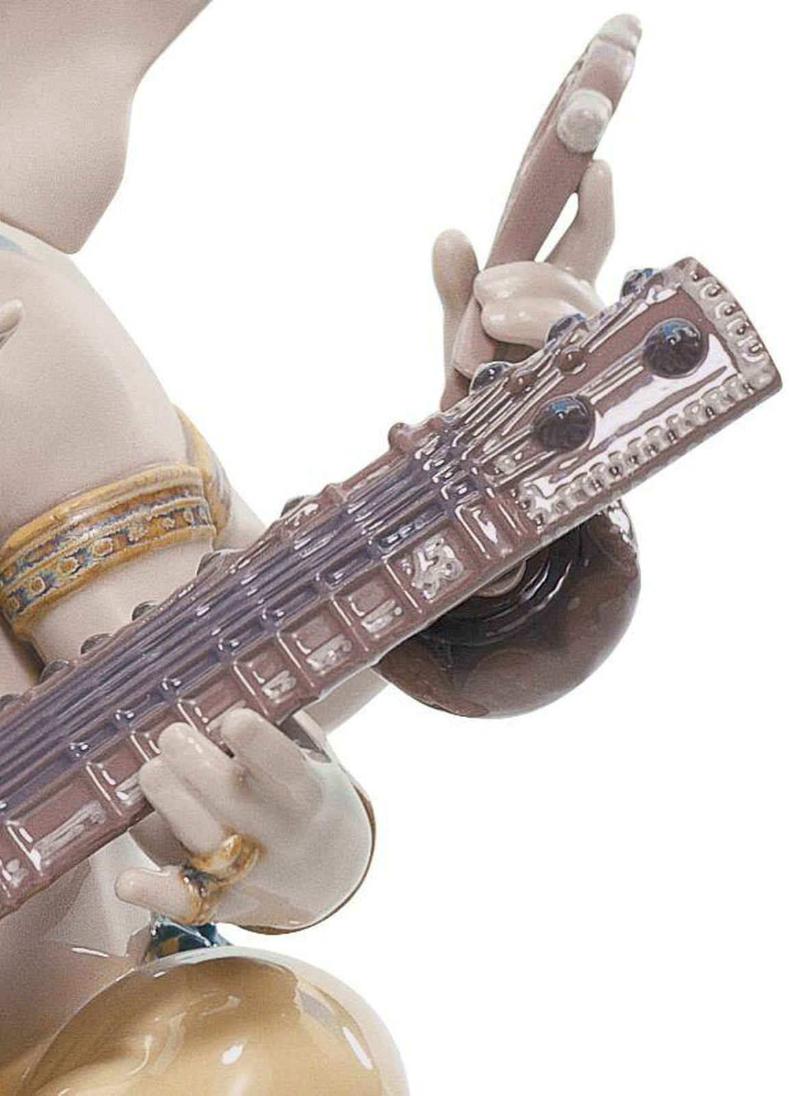 Lladro Veena Ganesha Figurine