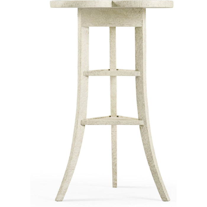 Jonathan Charles Casual Accents Trefoil Side Table