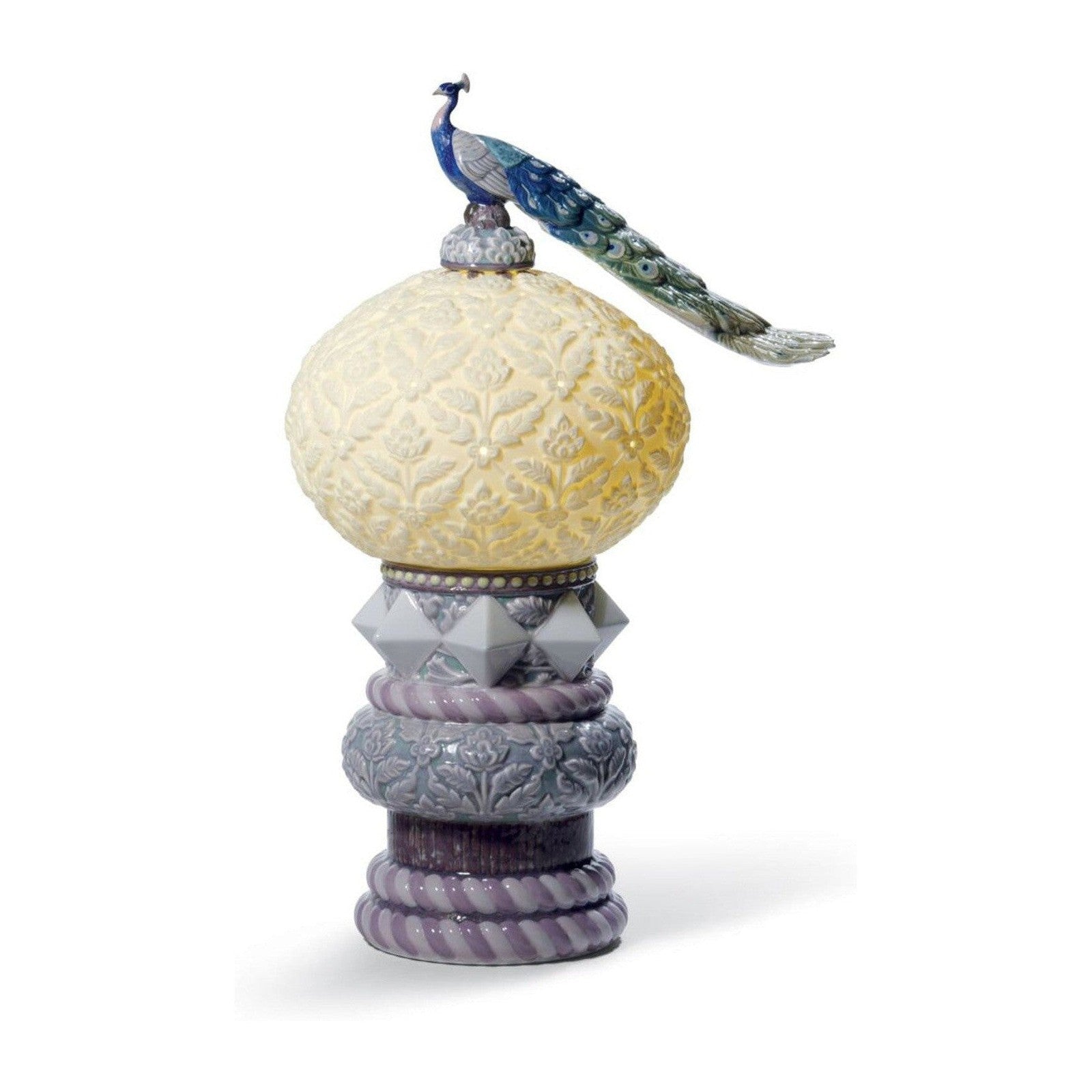 Lladro Peacock Table Lamp US