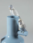 Lladro Parrot Parade Vase
