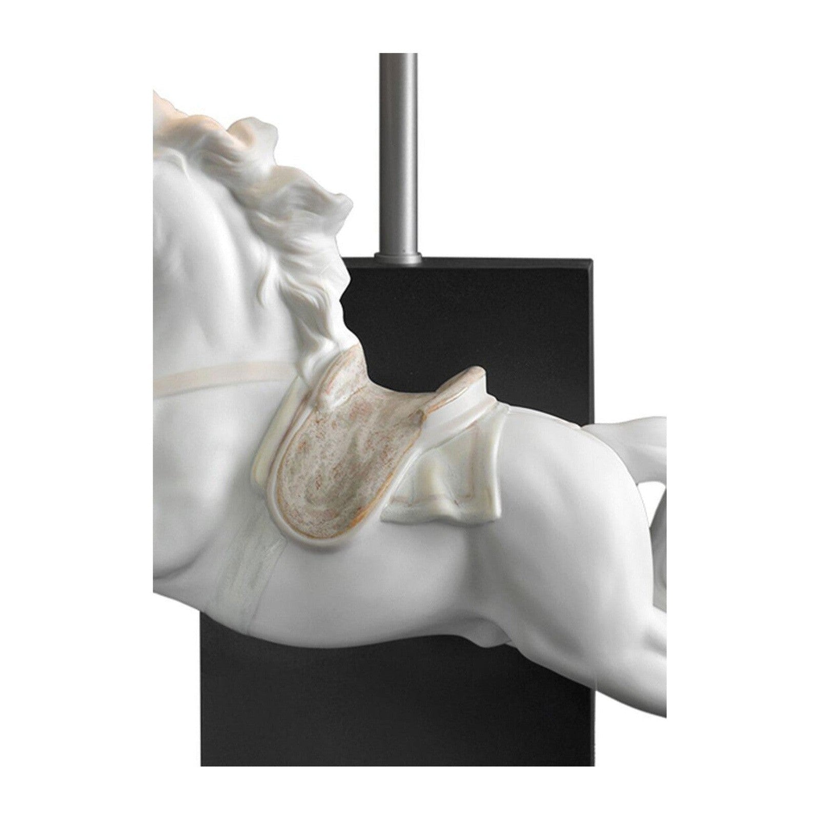 Lladro Horse on Pirouette Table Lamp US