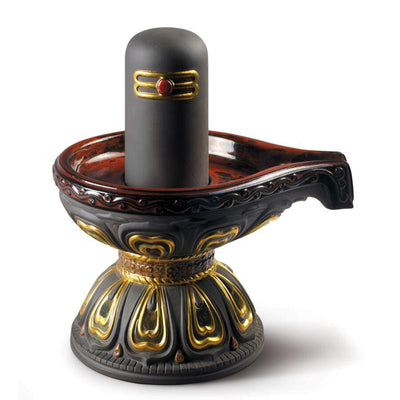 Lladro Lingam Figurine Golden Luster