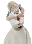 Lladro My Sweet Little Puppy Girl Figurine