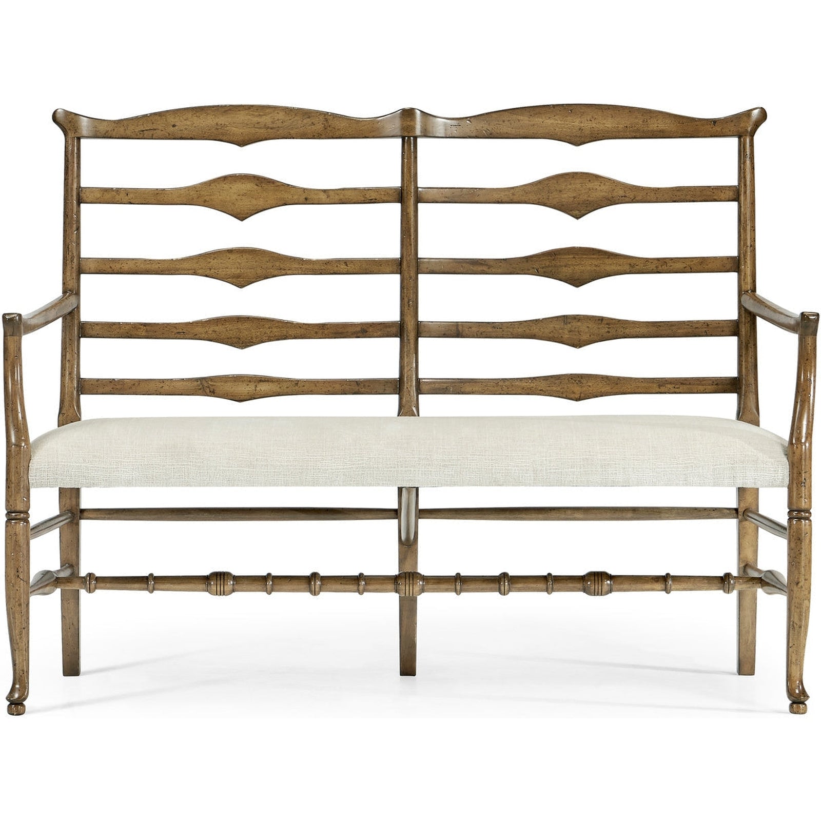 Jonathan Charles Casual Ladderback Bench